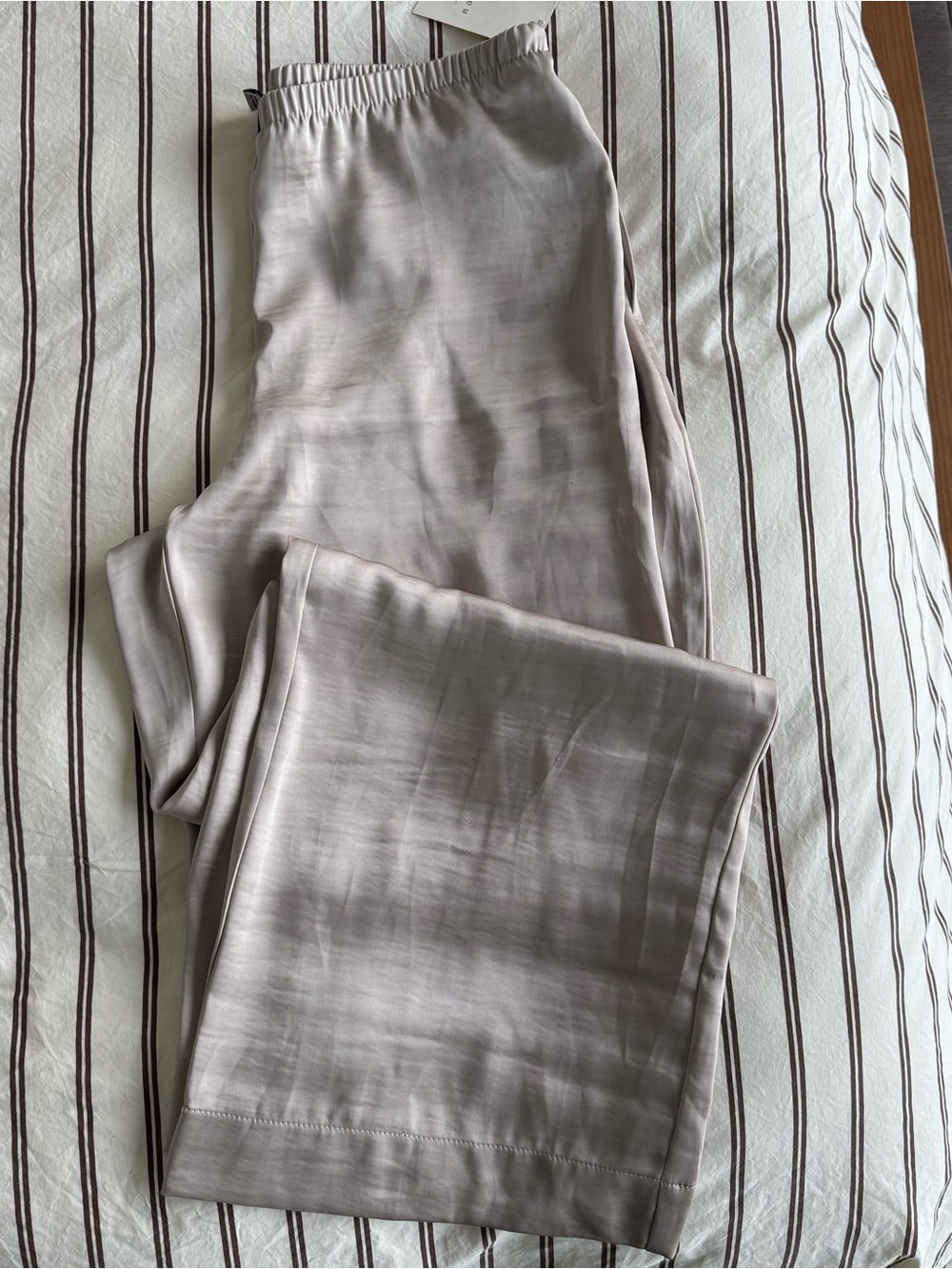 a new day Satin-Look Wide Leg Pants in Light Mauve